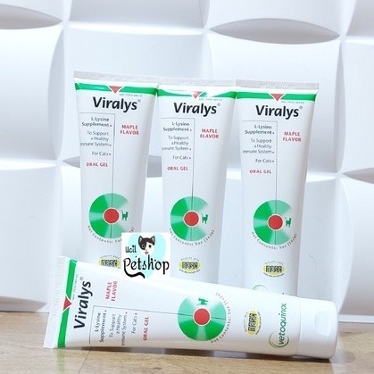 Viralys L-LYSINE Suplemen Supplement Oral Gel For Cats Lysine Kucing 142gr
