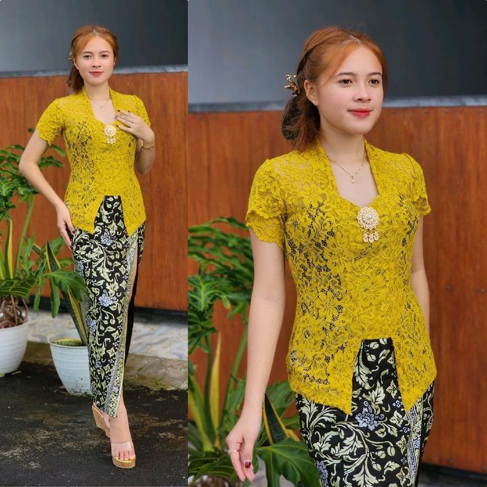 DEVARA ROK SPAN | KEBAYA BROKAT  BALI SOFIA TANGAN LILIT KEBAYA STRAIT ROK KATUN PRAMUGARI FREE BROS