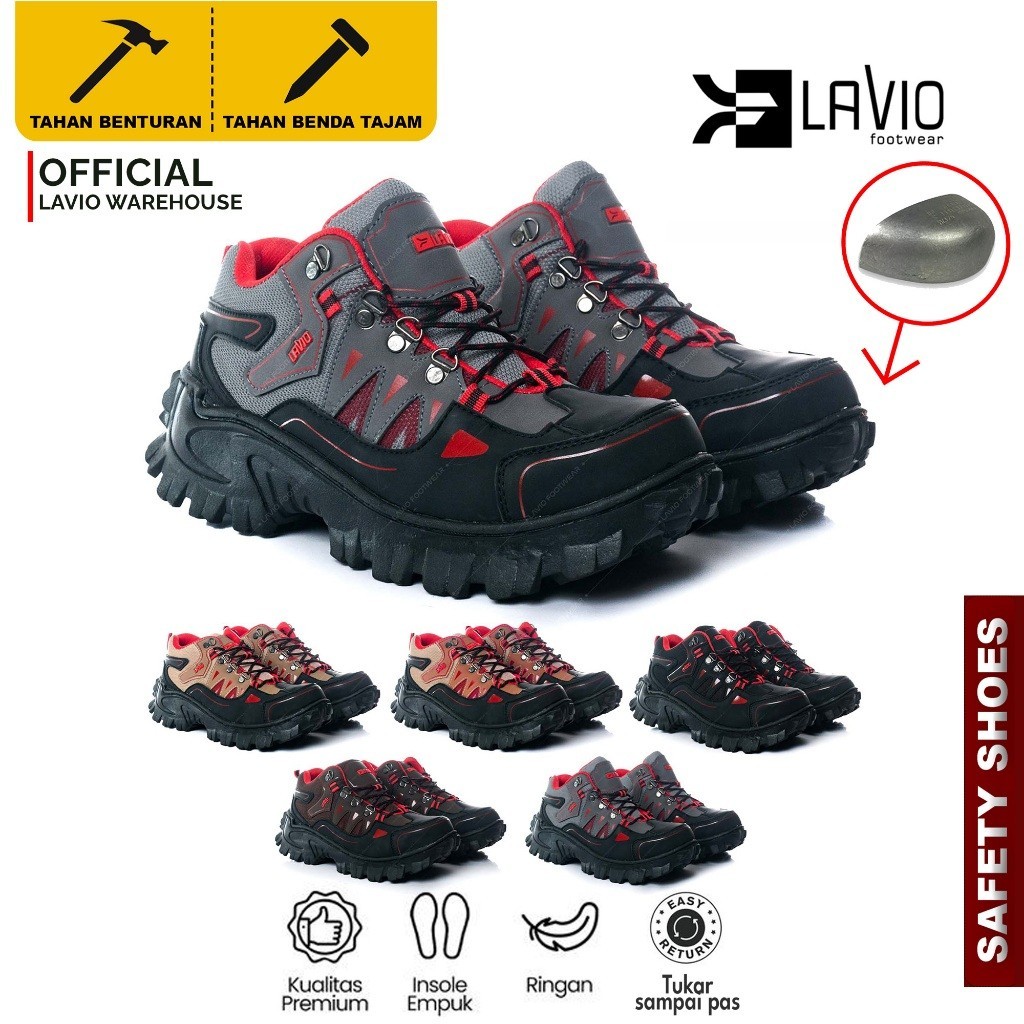 Lavio Sepatu Pria lavio sepatu hiking Safety Hiking Trekking Touring Lavio Gradien Low Best Seller O