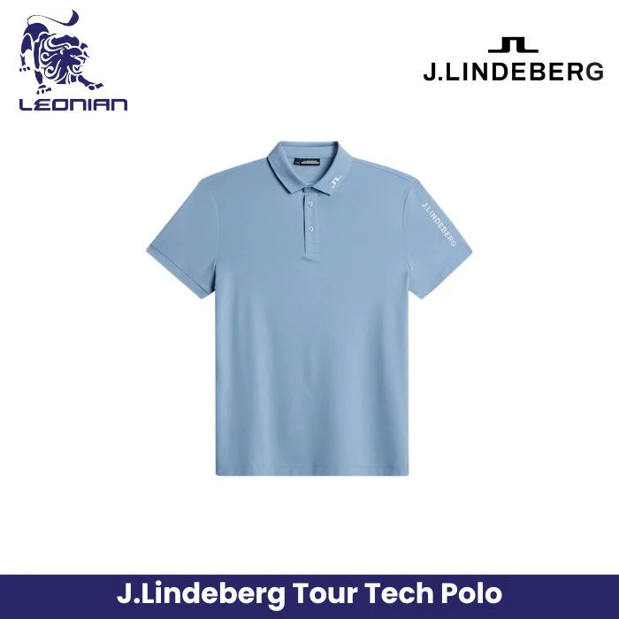 Baju Golf Pria J.Lindeberg Tour Tech Polo