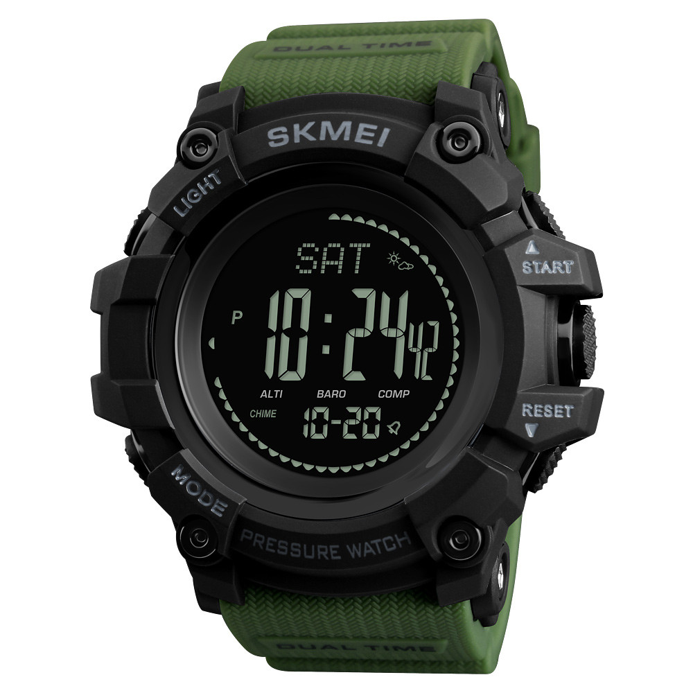 SKMEI 1358 Mens Shockproof Watch Jam Tangan Sport gital Compass Wristwatch Climb Watch
