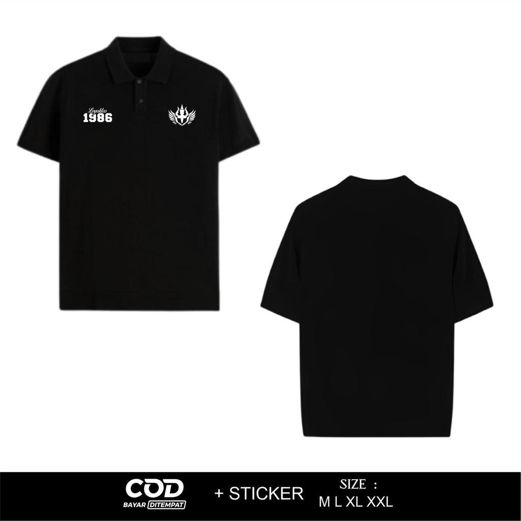 Kaos Polo Bordir Pencak Silat Pagar Nusa Loyalitas 1986  By Atribut86 XX7