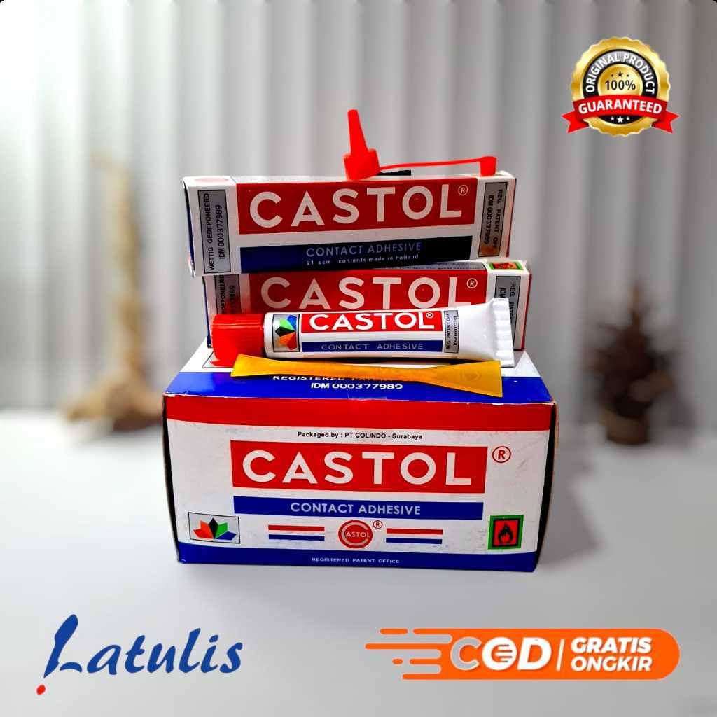 harga grosir Lem Castol Tanggung 21ccm "ORIGINAL"