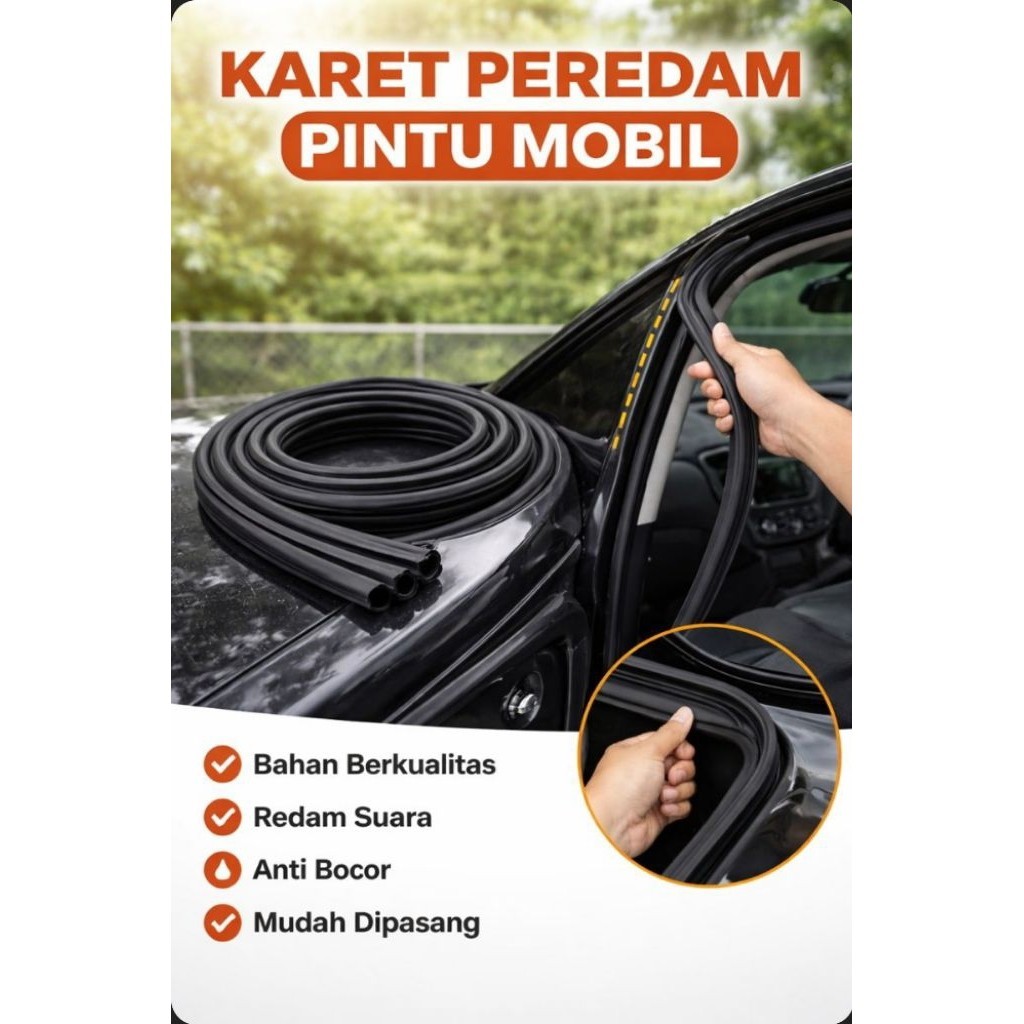 KARET PEREDAM BODY PINTU MOBIL DAN BAGASI SUZUKI SWIFT