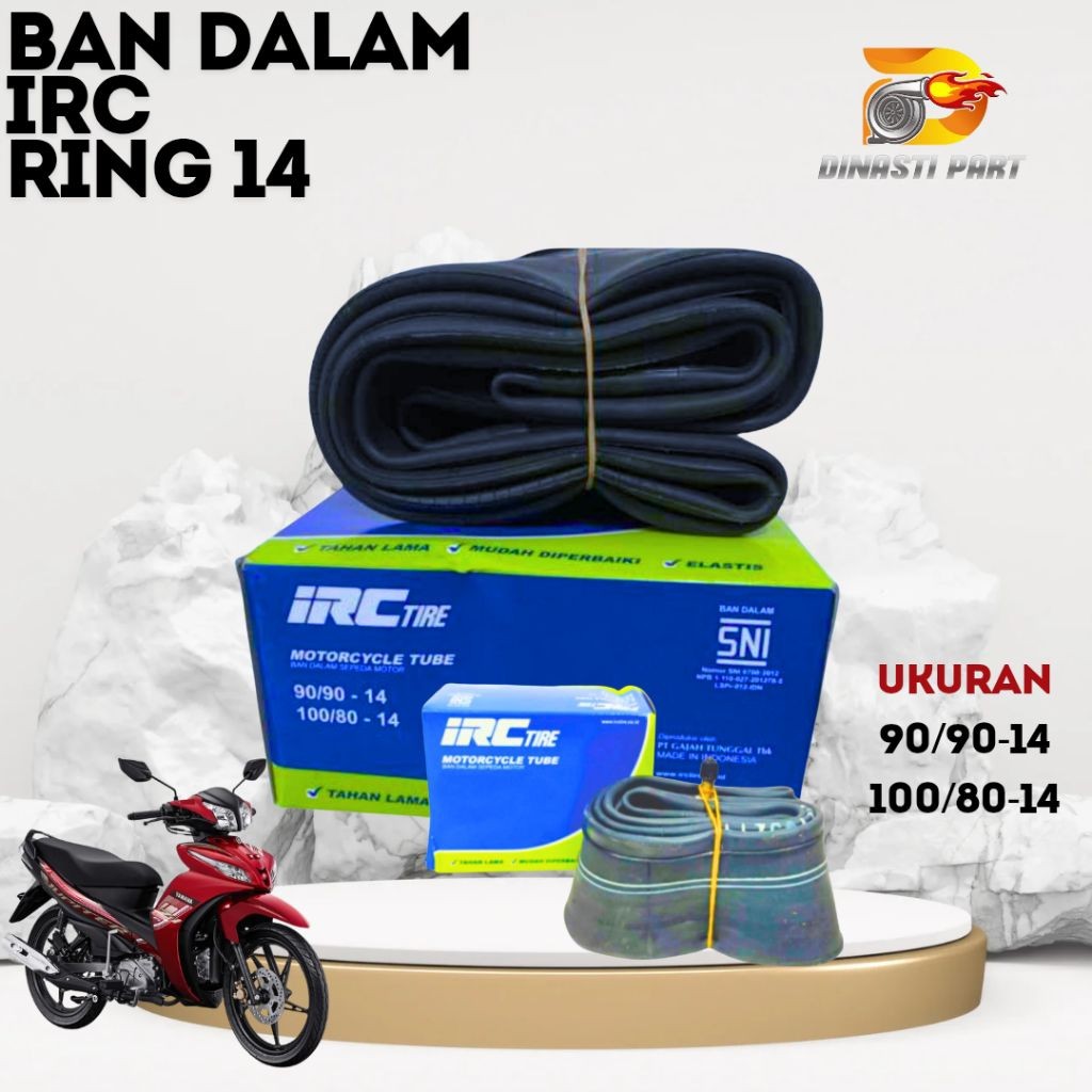 Ban Dalam IRC Ring 14 90/90-14 100/80-14 Ban Dalam Motor IRC Ring 14