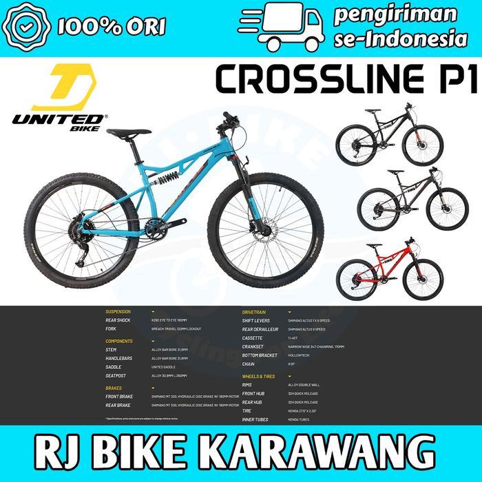 PROMO GASPOLL MTB 27.5 United Crossline P1 - RED