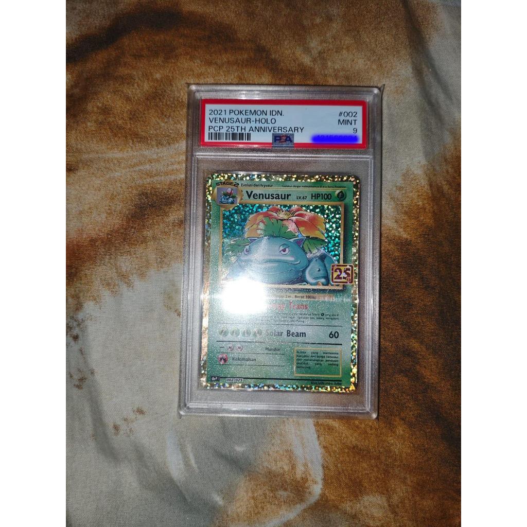 Pokemon TCG Indonesia 2021 25th Anniversary Venusaur PSA 9