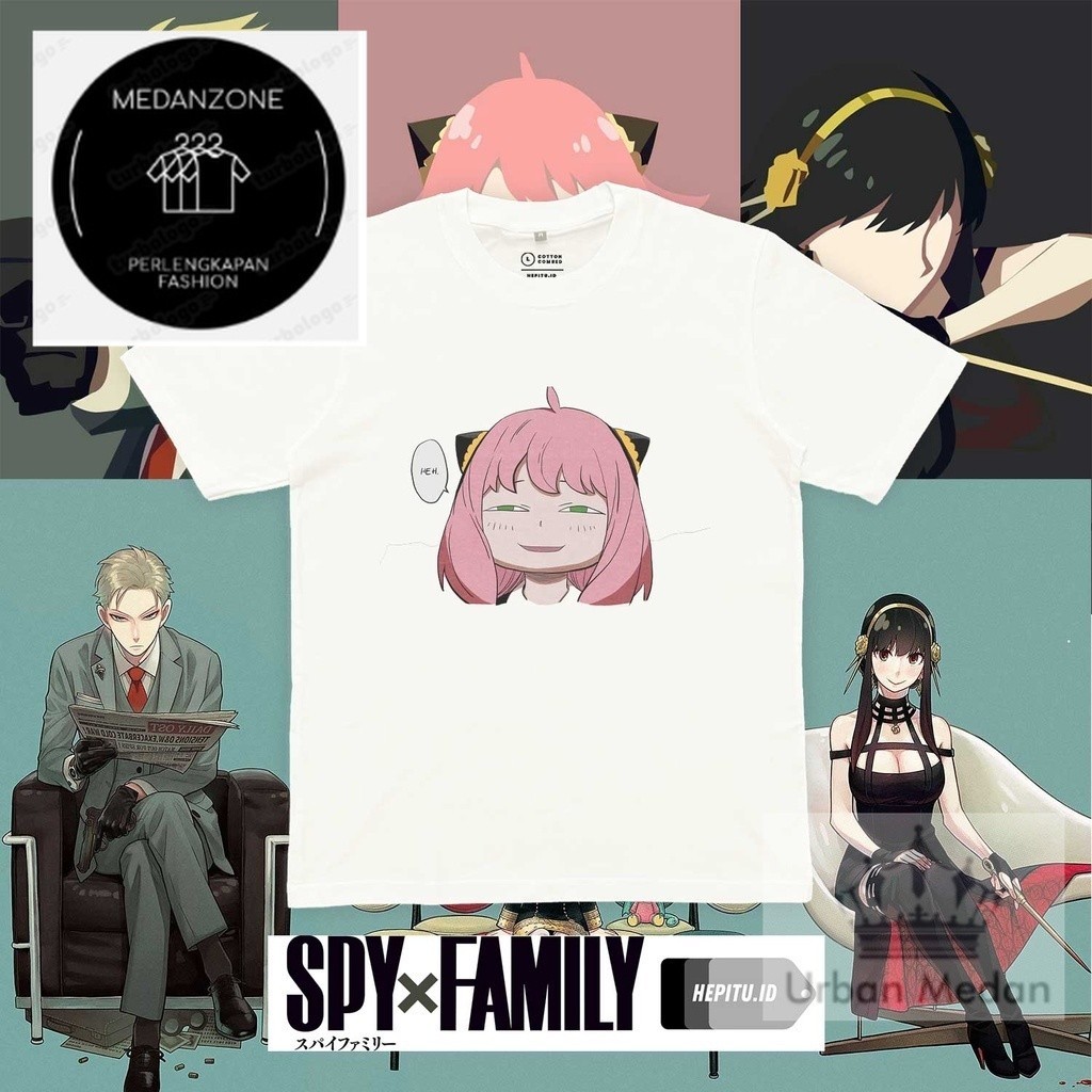 Uniqlo - Baju Anime / Kaos Anime SPY x FAMILY -  ANYA FORGER Edition