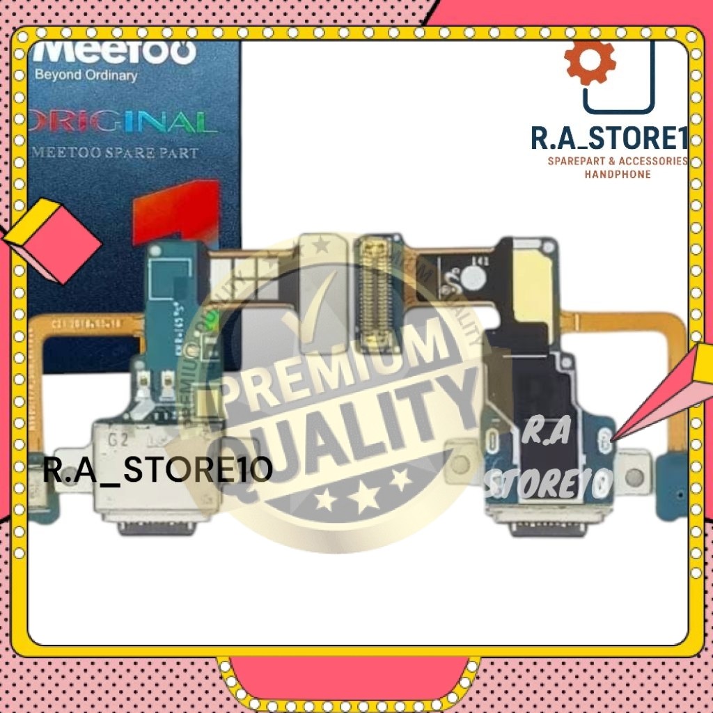 MEETOO Flexibel Charger + IC SAMSUNG N960 GALAXY NOTE 9 ORIGINAL 1:1 + Mikrofon Lengkap Komponen Ais