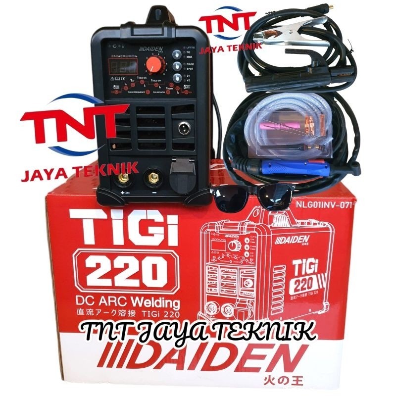 MESIN LAS ARGON DAIDEN TIGI TIG 220 / TRAFO LAS ARGON DAIDEN TIGI TIG 220 200