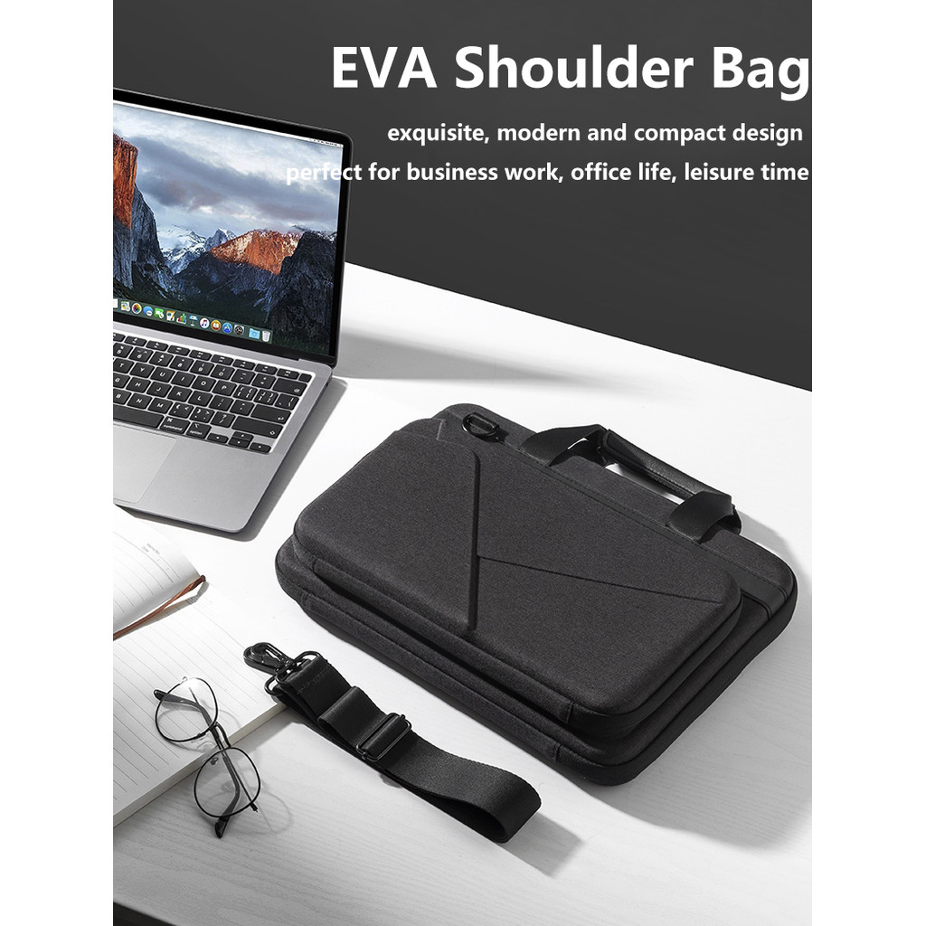 Hard Shell Laptop Sleeve Case 14 15.6 inch for Men Women EVA Computer Shoulder Bag for MacBook HP De