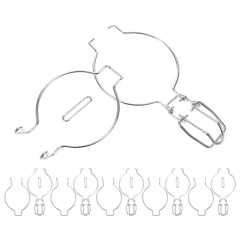 6Pcs Glass Jars Sealed Buckle Stainless Steel Wire Clamp for Wide Mouth Canning Jars Airtight Seal C