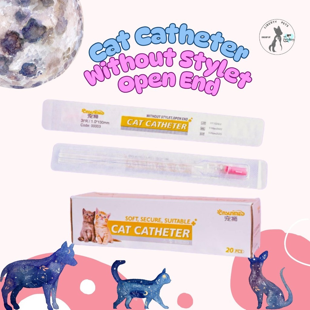 Cat Catheter Kateter Kucing WITHOUT STYLET OPEN END (ECER)