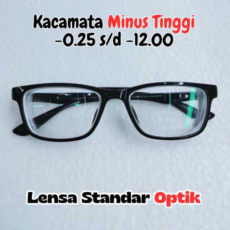 Kacamata Minus tinggi -0.25 sd -12.00 Kacamata Minus Tinggi Lensa Tipis Kacamata Rabun Pria / Wanita