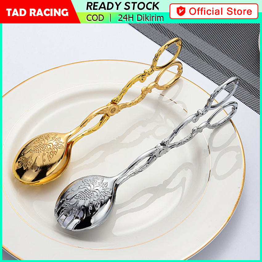 Capitan Kue Gold Jumbo Permata Mewah Gold Capitan Mini Gold Mewah Penjepit Arang Penjepit Bara / Cap