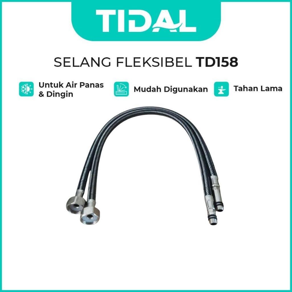 TIDAL Flexible Hose Selang Air Wastafel Keran Air Panas Dingin TD158 52cm