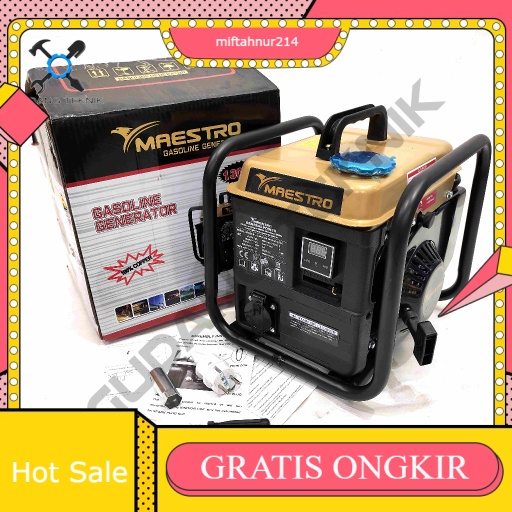 Genset 1300Watt 2Tak MT2200I MAESTRO / Power Generator Bensin Portable 1300 Watt MT 2200 I MAESTRO