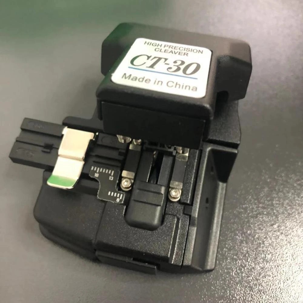 Free Shipping Fiber Optic cleaver CT-30 High Precision Fiber Cleaver with case Optical fiber cutting