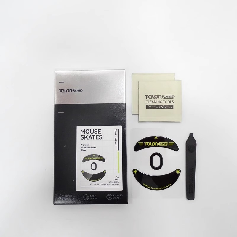 1 Setpack TALONGAMES Tempered Glass Mouse Skates For VGN Dragonfly F1ProPro Max Moba Mice Glides Fee