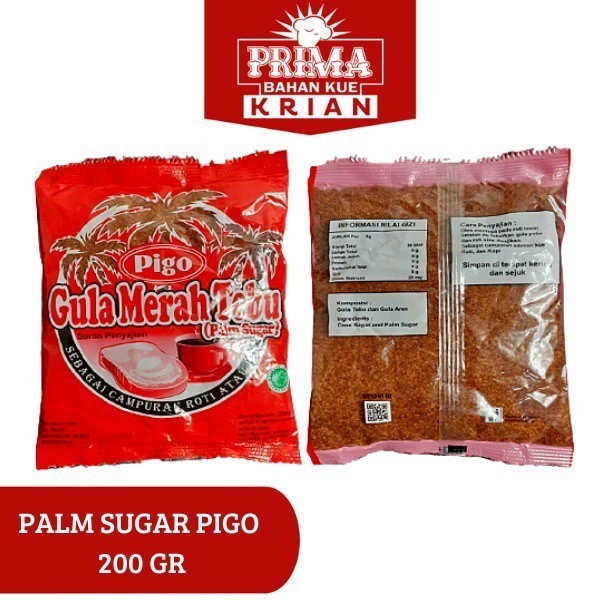 PALM SUGAR PIGO 200 GR / KARTON (48 PCS)