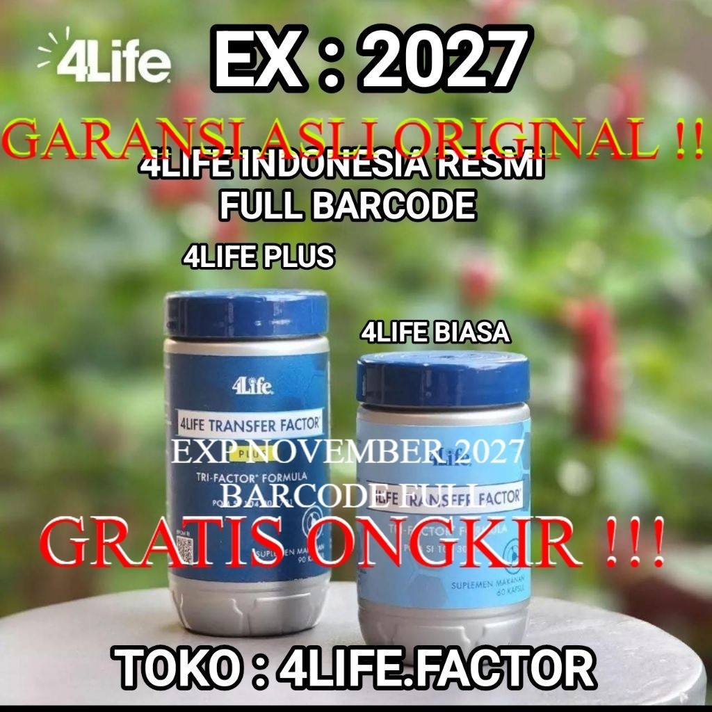 4LIFE PLUS FACTOR FORMULA 4LIFE FACTOR TRI ASLI ORIGINAL 4LIFE