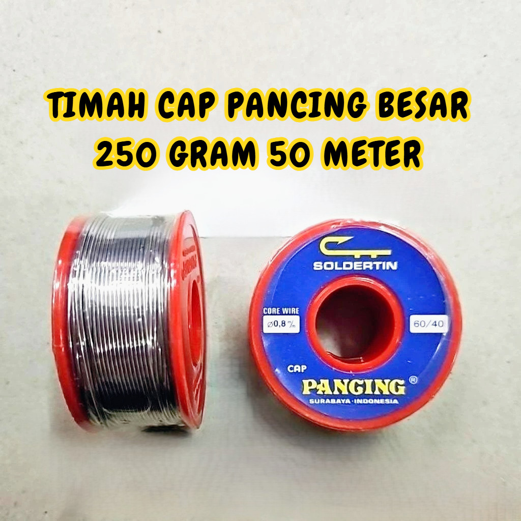 TIMAH SOLDER CAP PANCING BESAR 50 METER 250 GRAM