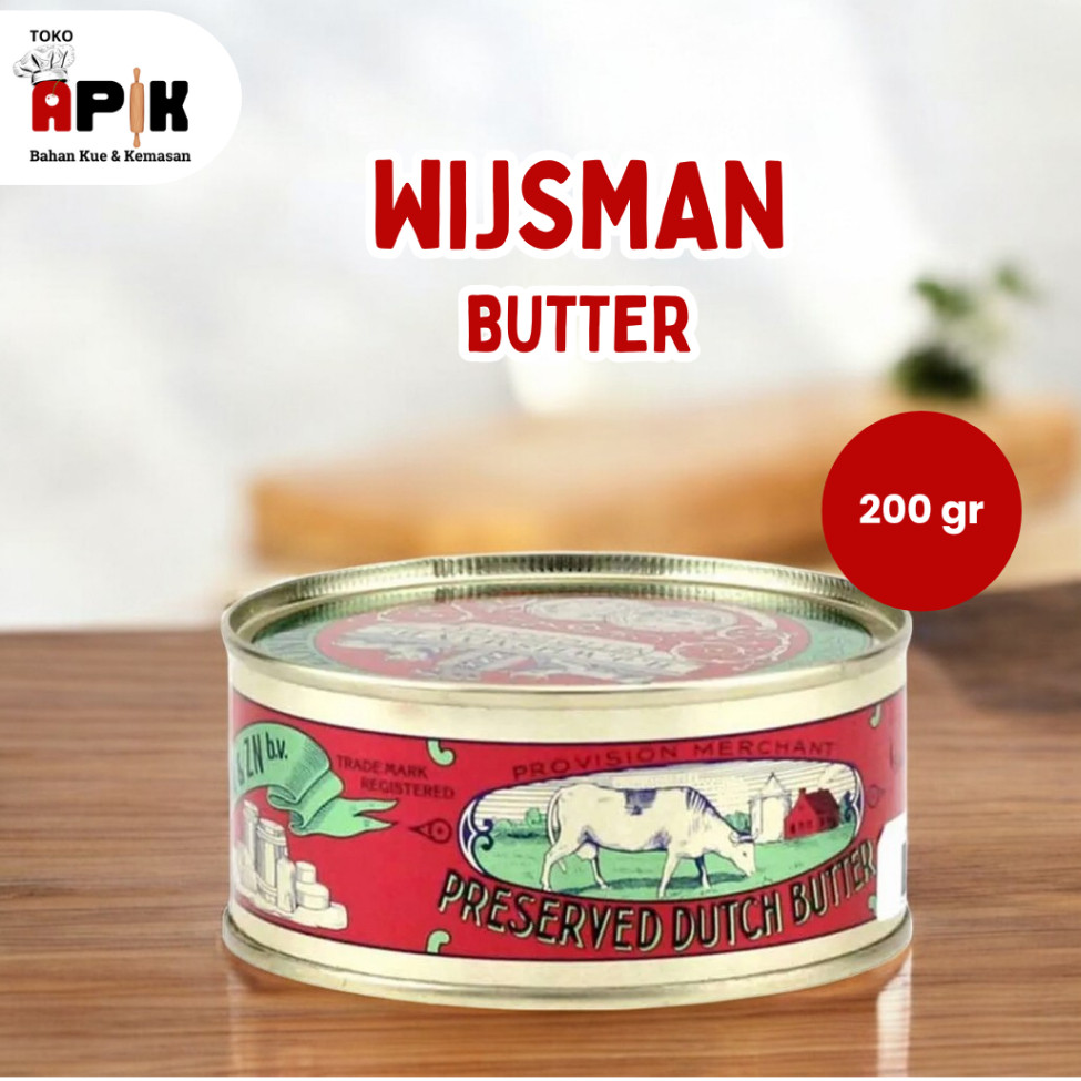 WIJSMAN DUTCH BUTTER MENTEGA WIZMAN 200GR