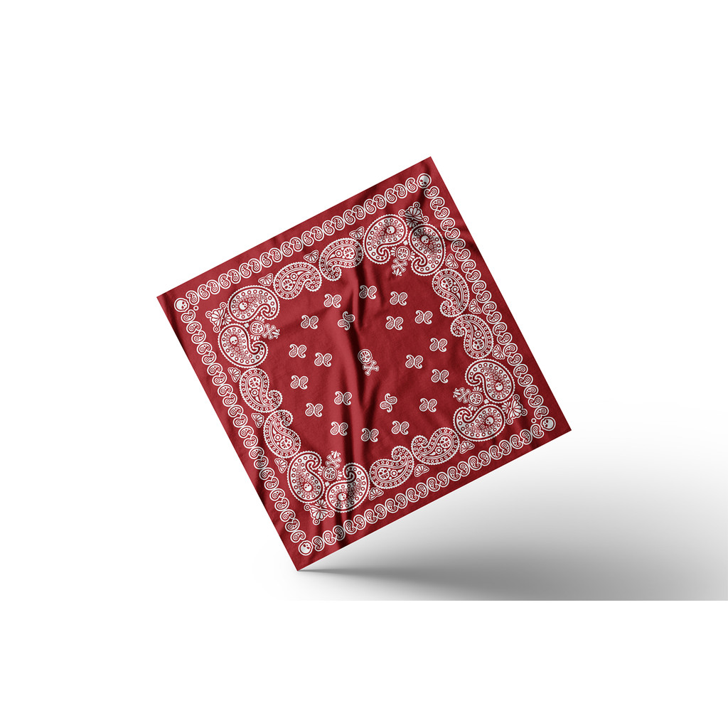 Bandana Merah Skull/Slayer Sapu Tangan/Slayer Bandana Multifungsi/Bandana Slayer Custom REY PROJECT