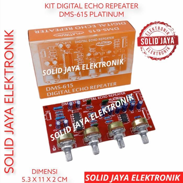 KIT DIGITAL ECHO REPEATER REPEAT MIC KARAOKE DMS615 DMS 615 DMS-615 PREAMP PRE AMP AMPLIFIER ECHO SY