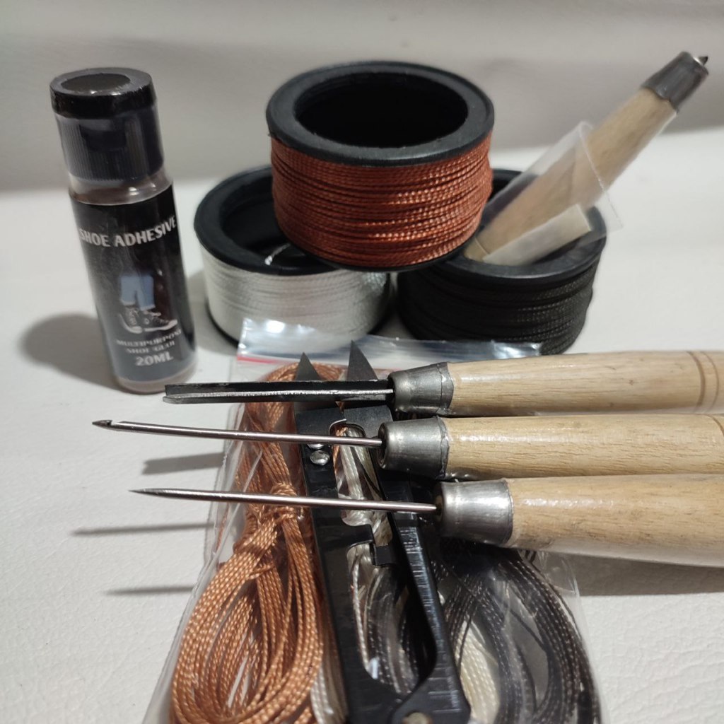 Paket Peralatan Sol Jahit Sepatu Sandal Lengkap 1set isa ahmad