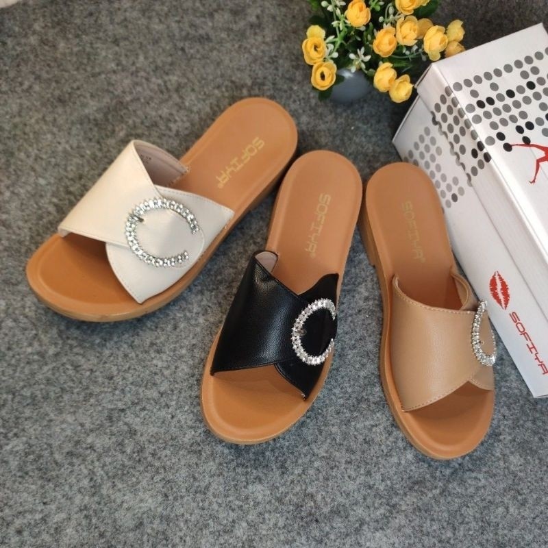 SOFIYA ORI 2212 69 SANDAL TEPLEK WANITA IMPORT / SENDAL SLOP / SANDAL SELOP
