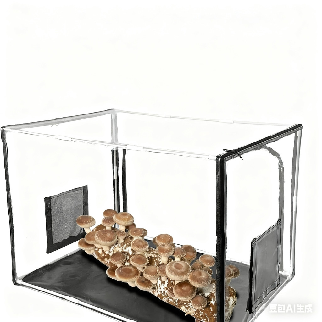 Large Static Air Chamber Mushroom Grow Bag Kit Fungiculture Ventilation Hood Mushroom Cultivation Te