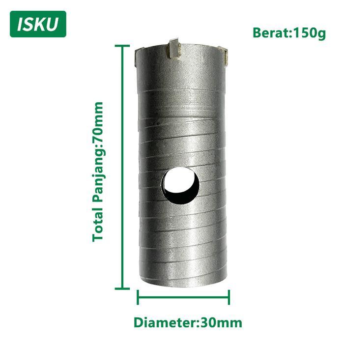 Tukang Paku ISKU Mata Bor Hole Saw Lubang Tembok Beton Hole Saw Hollow Core Hole Saw Pelubang Beton 