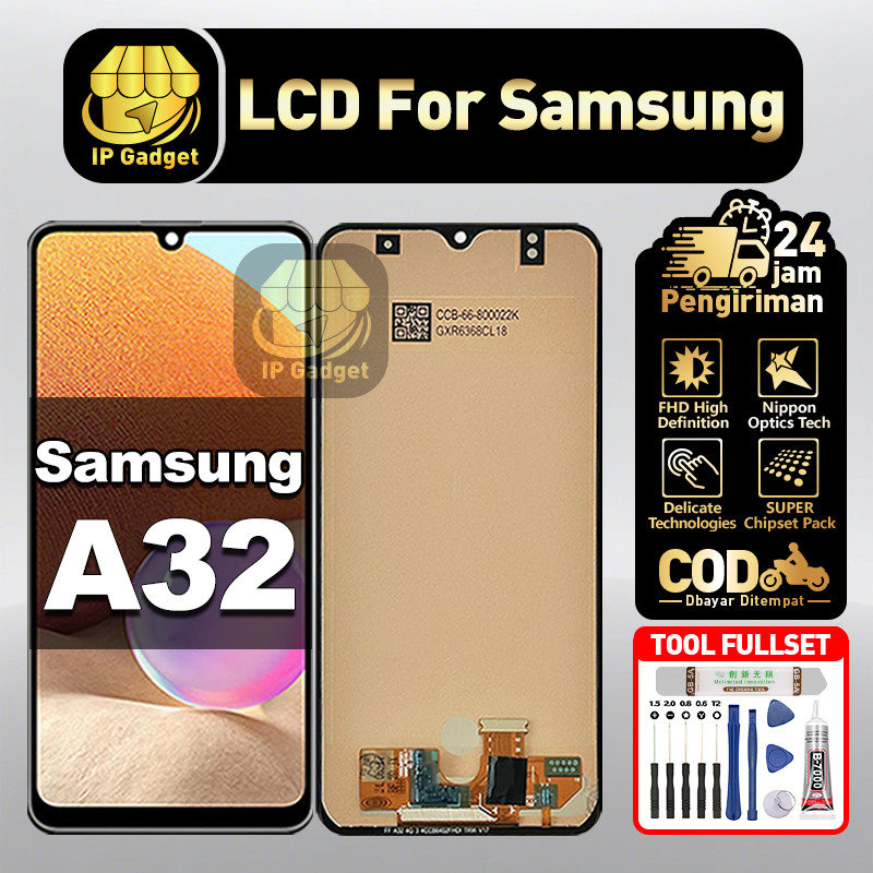 LCD Samsung A32 Fullset LCD HP Touchscreen Layar Sentuh Touch Screen COD
