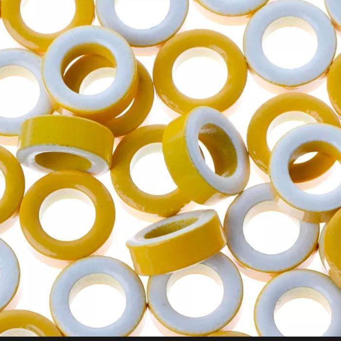 toroid t50-26 ferit kuning putih ferrite ferite feerite feerit BEST