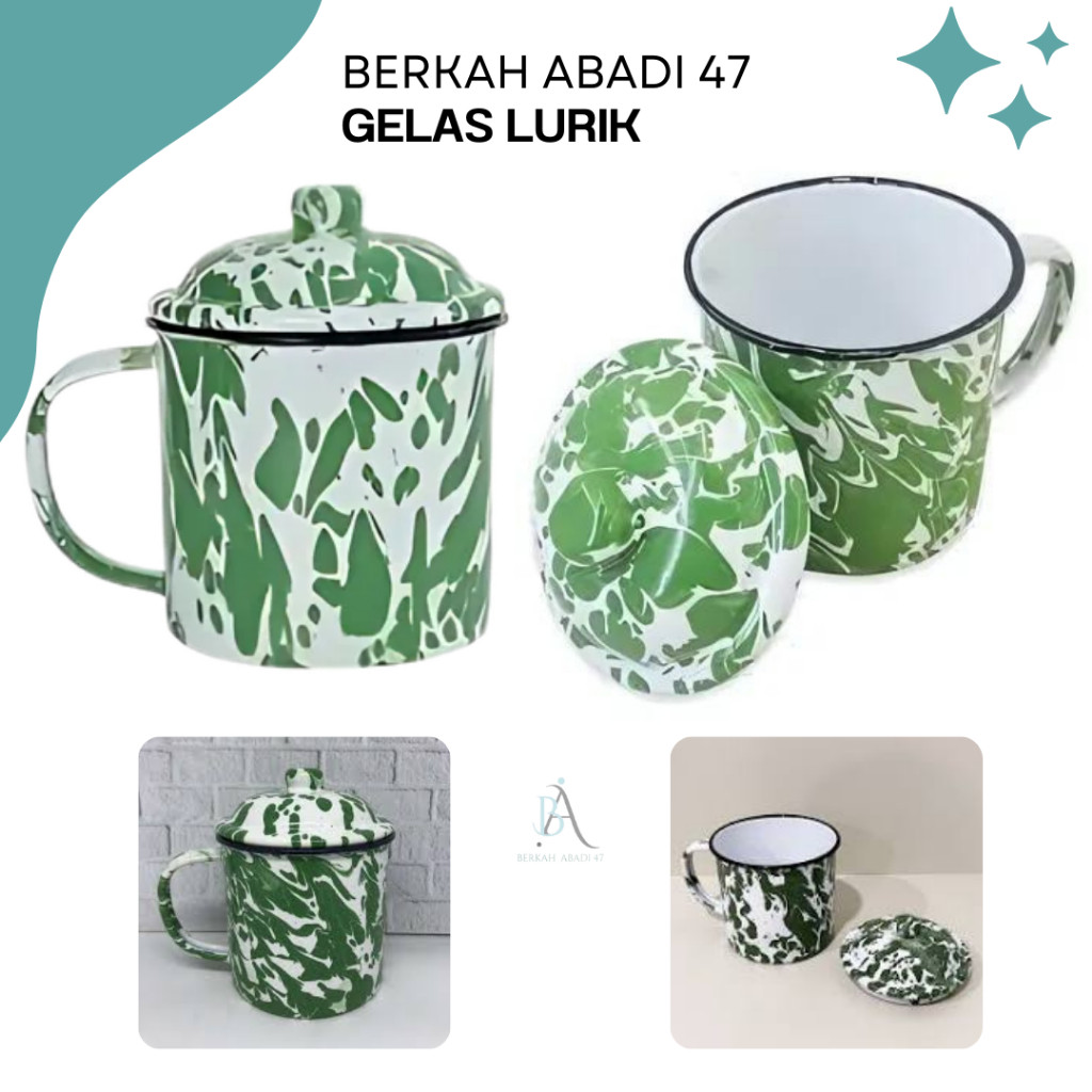 Gelas Mug Belirik Mug Lurik Mug Jadul Besar Mug Lurik Kuno Jadul Kopi Jadul