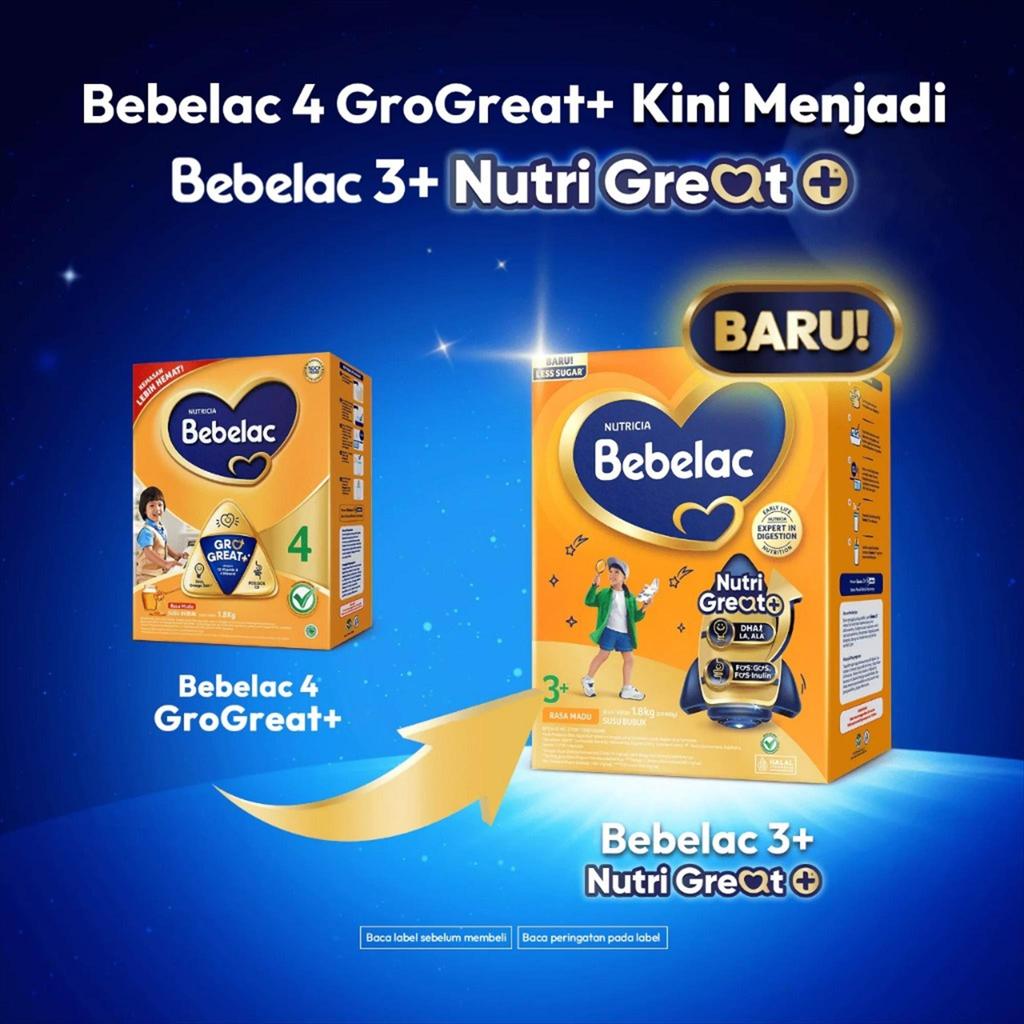 Bebelac 1+ Susu Pertumbuhan Anak Usia 1-3 Tahun 1800 g