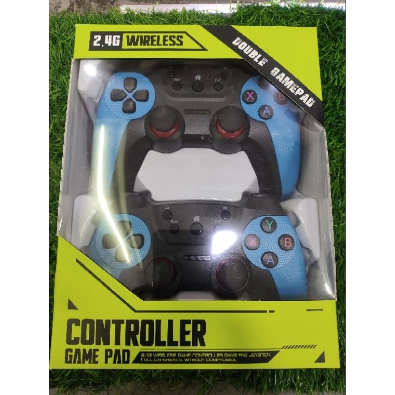GAMEPAD SINGLE /  DOUBLE WIRELESS PC PS3 HP TV ANDROID JOYSTICK KOMPUTER STICK LAPTOP WIRELESS CONTR