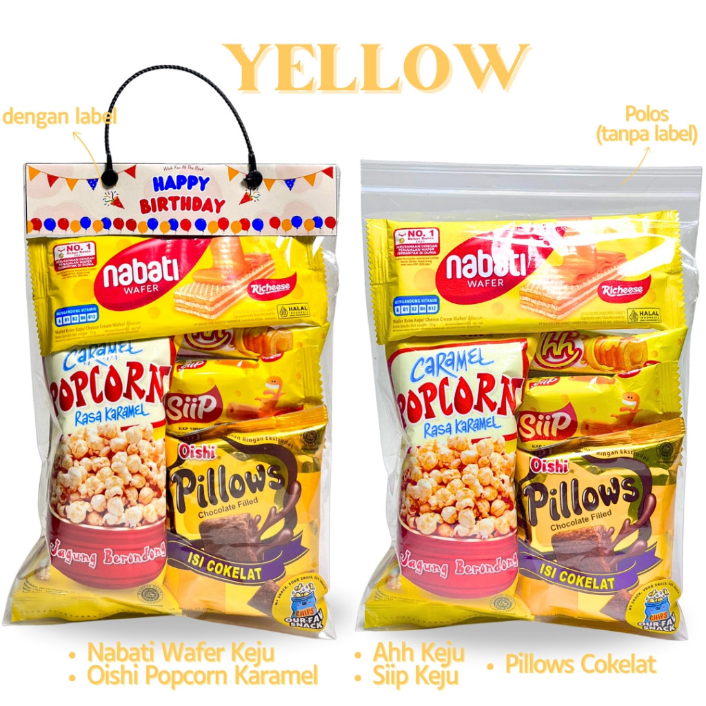 PROMO Paket Snack Ulang Tahun Anak Ukuran Besar Hampers Ultah Bingkisan Ulang Tahun Anak nb-00