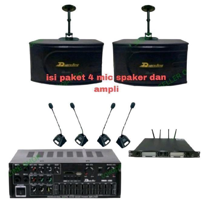 PAKET SOUND SPEAKER DUSENBERG & MIC WIRELESS MEJA CONFERENCE DUSENBERG