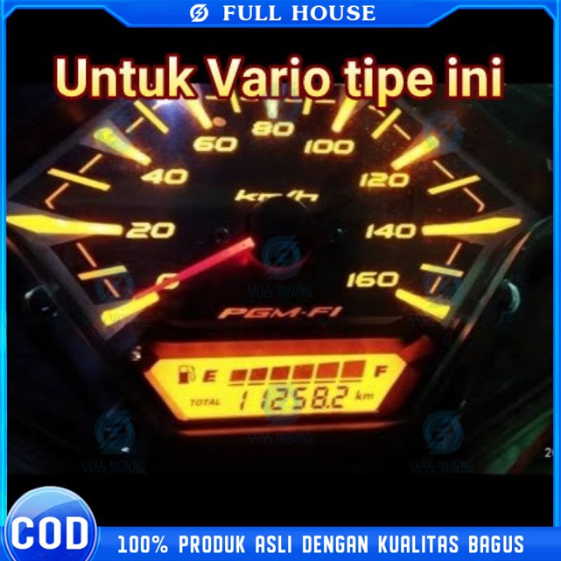 Full House LCD Vario 125 / 150 LED 2016 - 2017 LCD INDIKATOR BENSIN HONDA Vario
