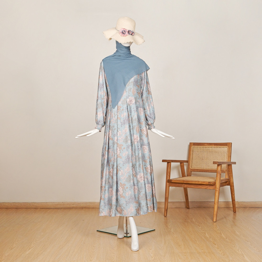 Le Khari Dinda Gamis Armany Silk Gamis Busui Size S-XL