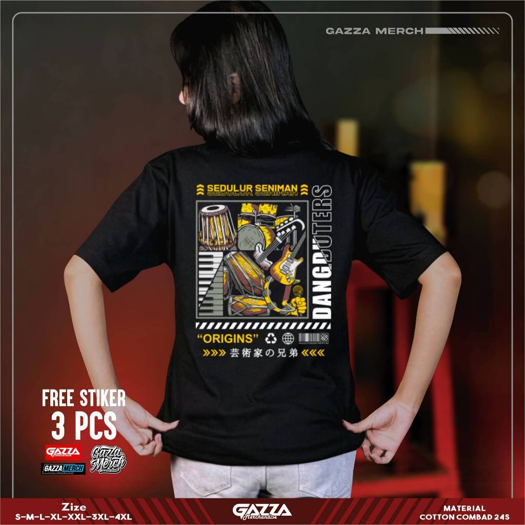 KAOS SEDULUR SENIMAN | katun combad 24s Distro