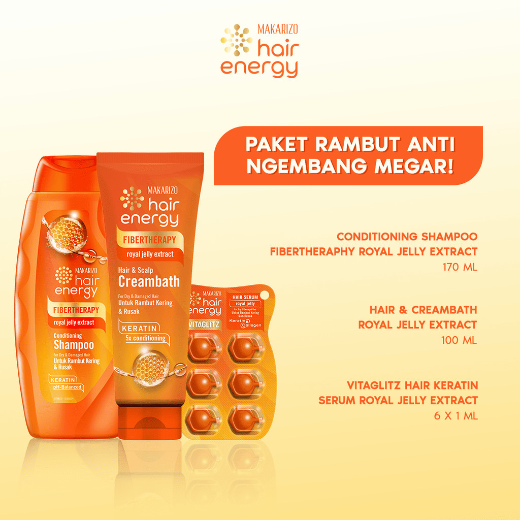 Makarizo - Paket Rambut Anti Ngembang Megar