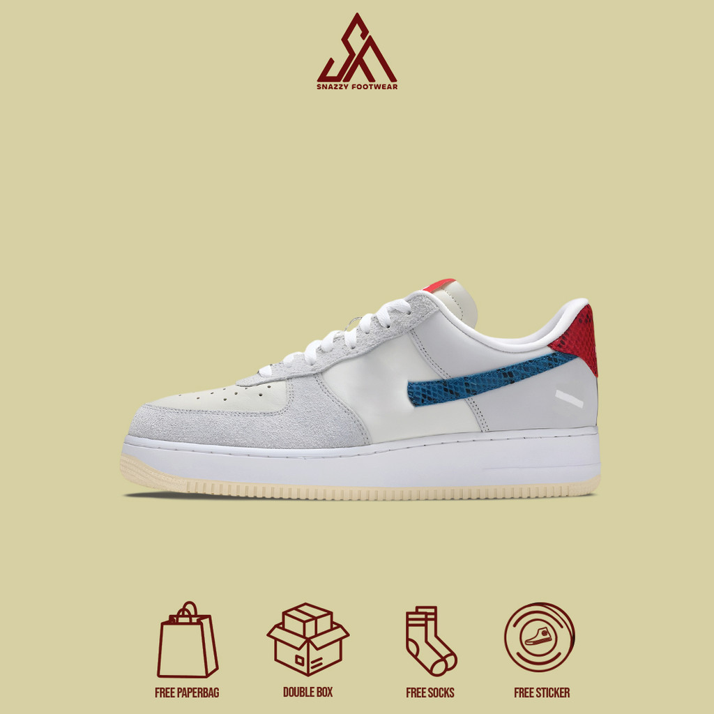Sepatu Sneakers Nike Air Force 1 Low Undefeated 5 On It 100% Original Unisex