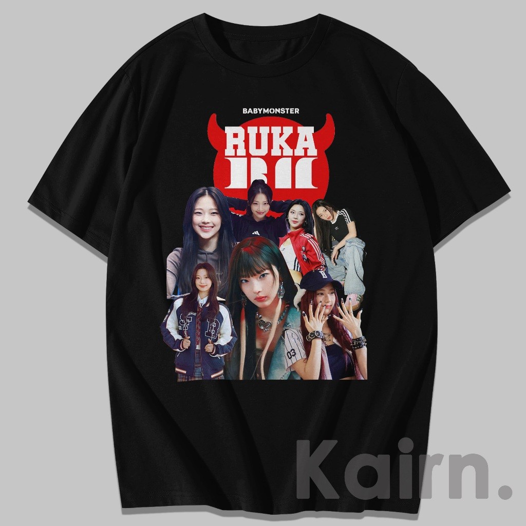 Kaos RUKA Babymonster Mix / Kaos Babymonster / Kaos Kpop / Fansmerch