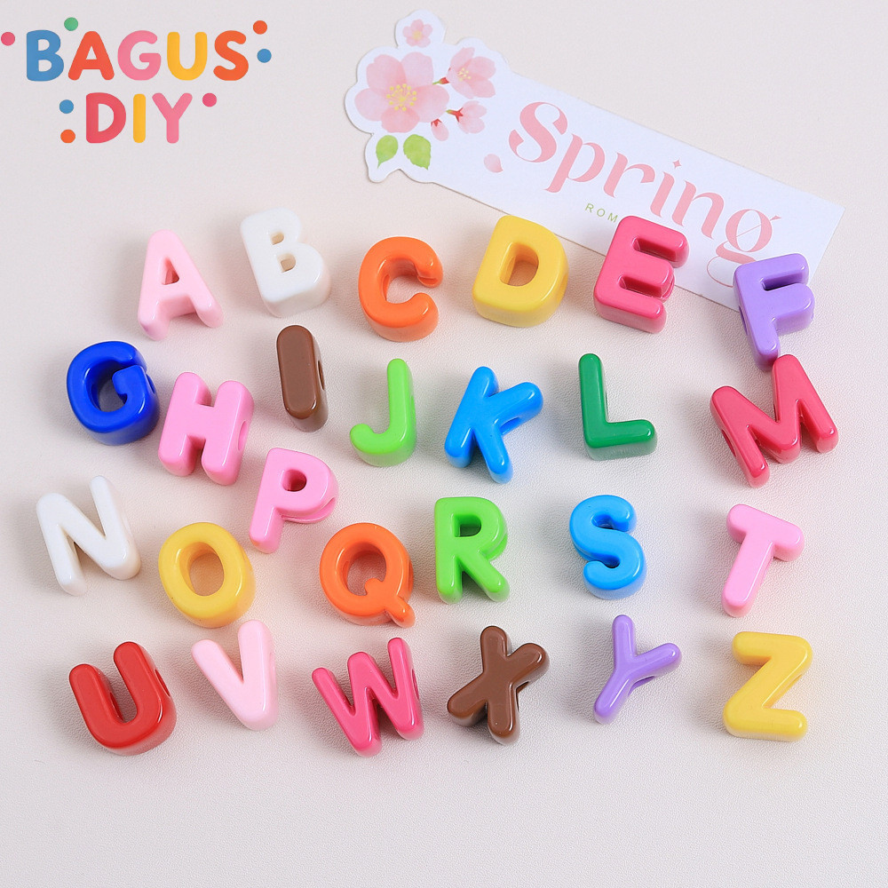 1PCS Manik huruf |Manik manik huruf |Manik huruf besar |beads huruf |Manik Luxury 3D Huruf  - 26 hur