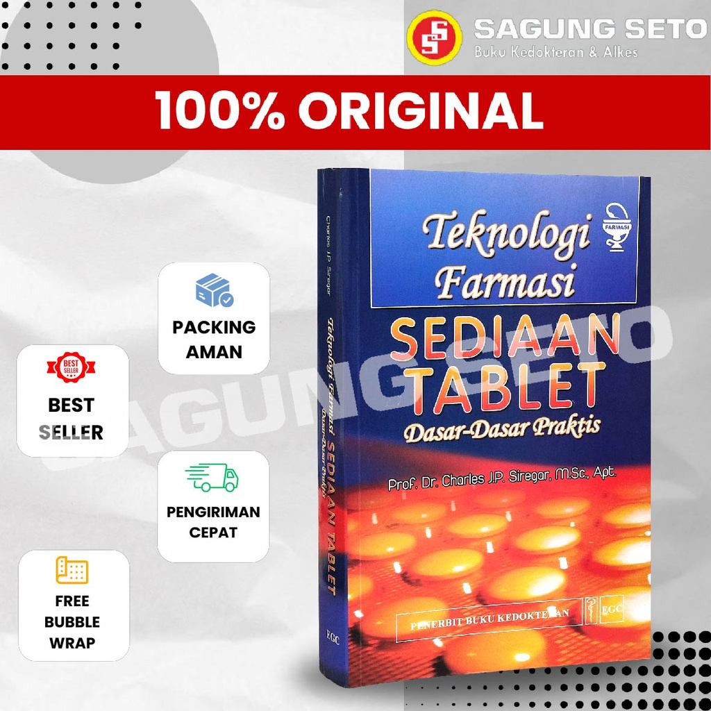 BUKU TEKNOLOGI FARMASI SEDIAAN TABLET - DR. CHARLES (9790440272)