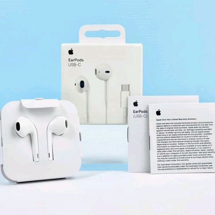 Handsfree Earphone iPhone Type C Untuk iPhone 15 16 17 iPad Dan Macbook Headset