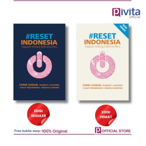 Buku Reset Indonesia: gagasan Tentang Indonesia Baru - Farid Gaban, Dandhy Laksono - Pivita Official